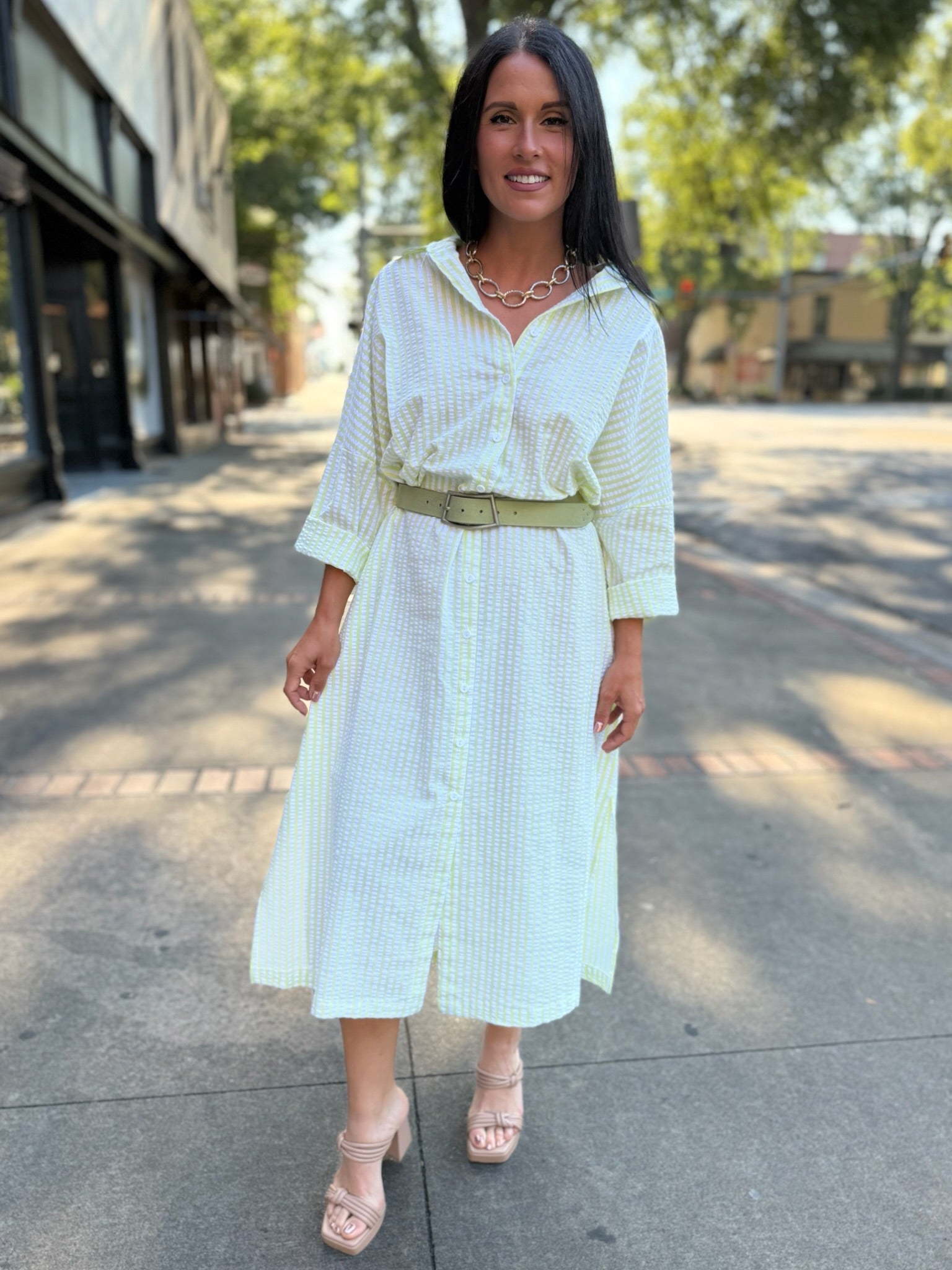Regan Button Up Maxi Top