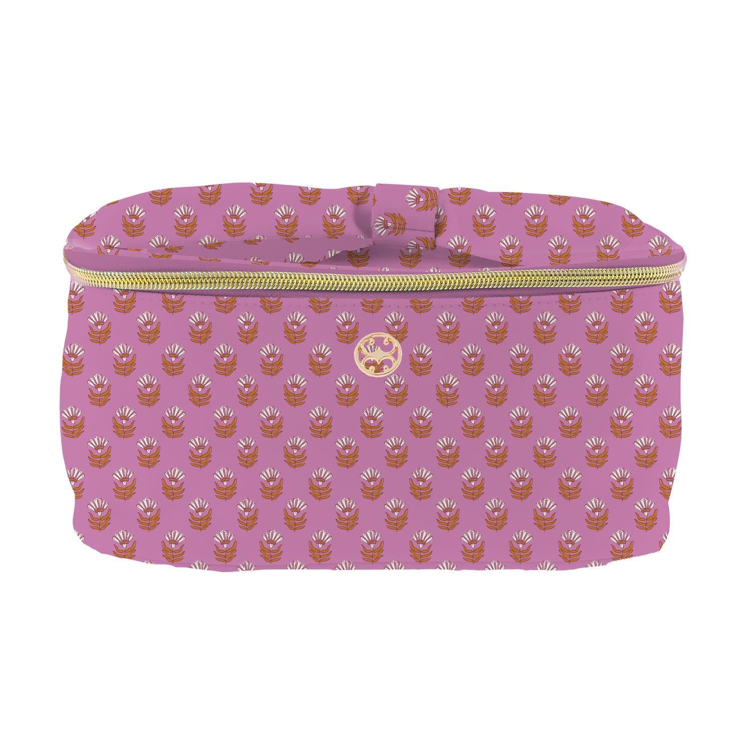 Kiss and Make Up Pink Floral Block
