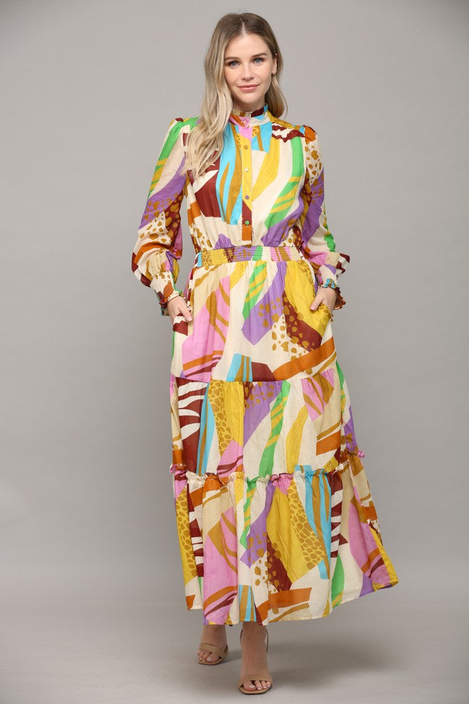 Palm Farms Maxi Dress