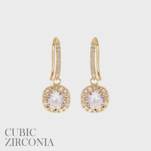 Sparkle Glide Drop Earrings