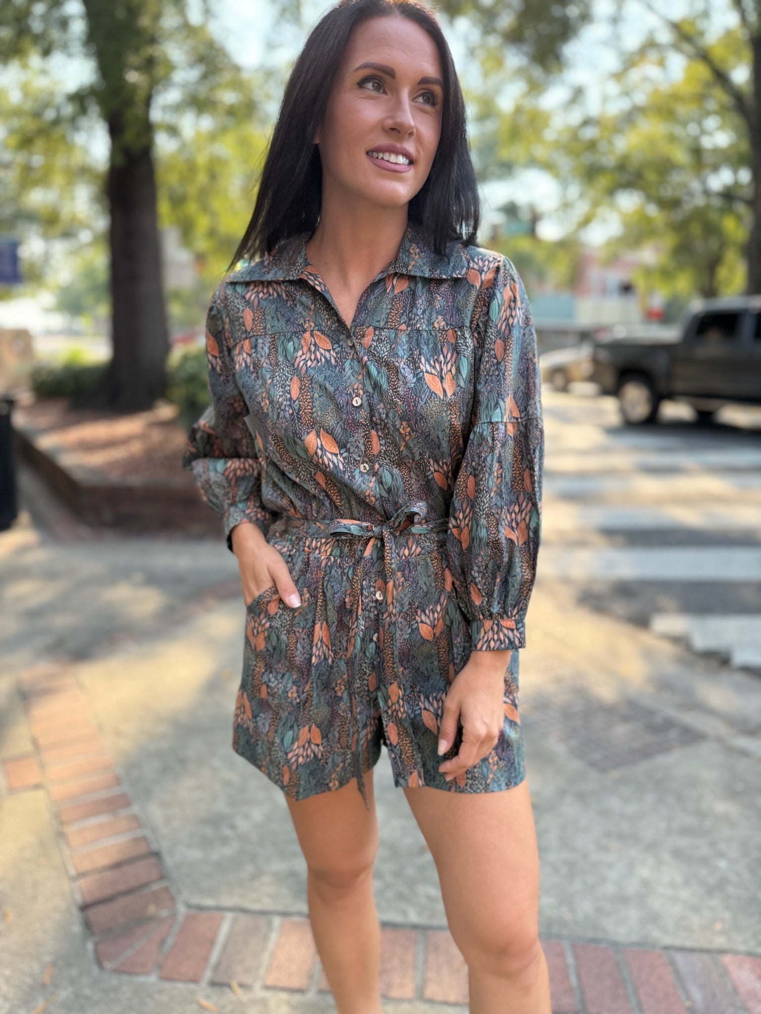 Autumn Canopy Romper