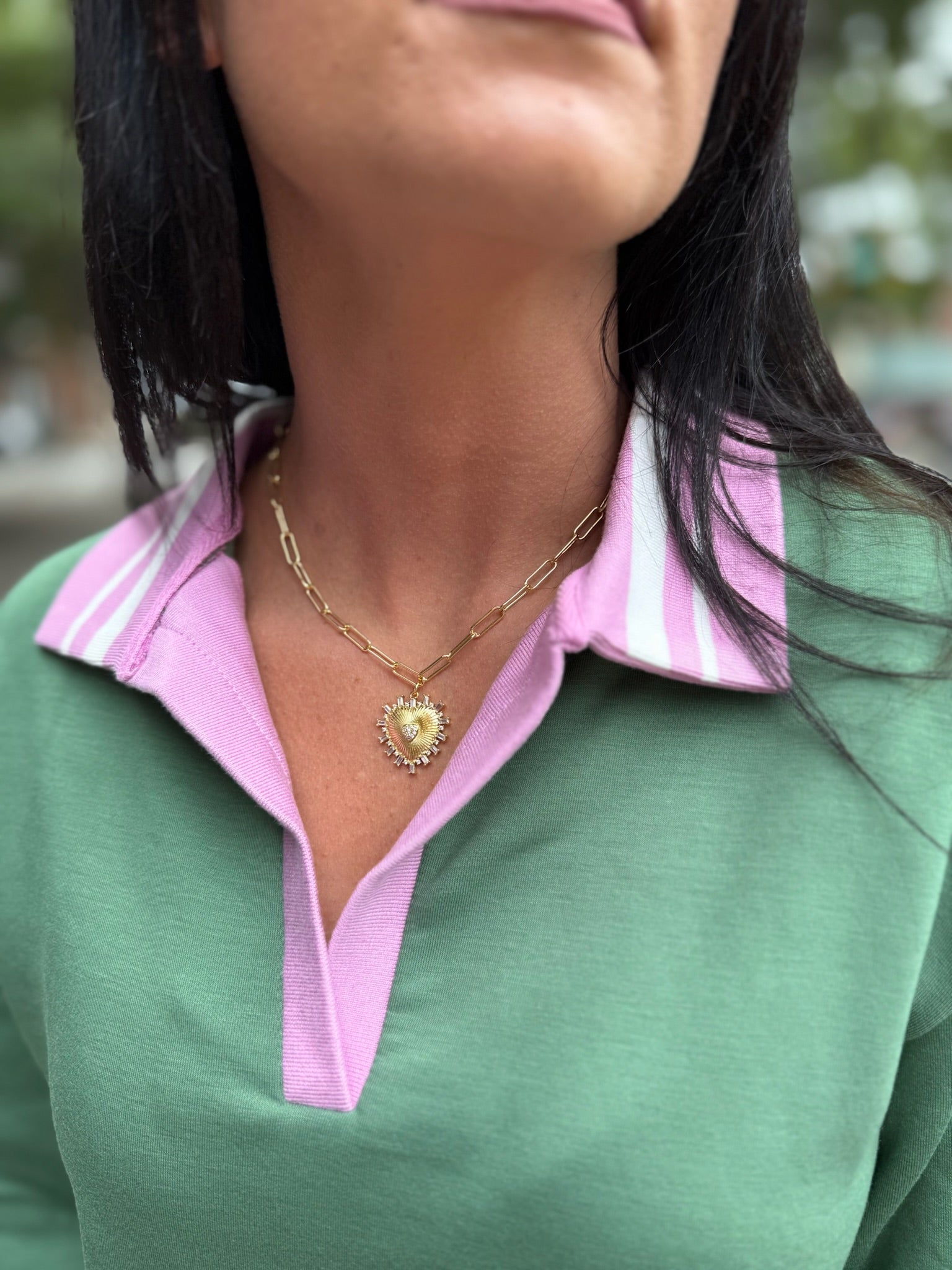 Golden Amour Collar Necklace