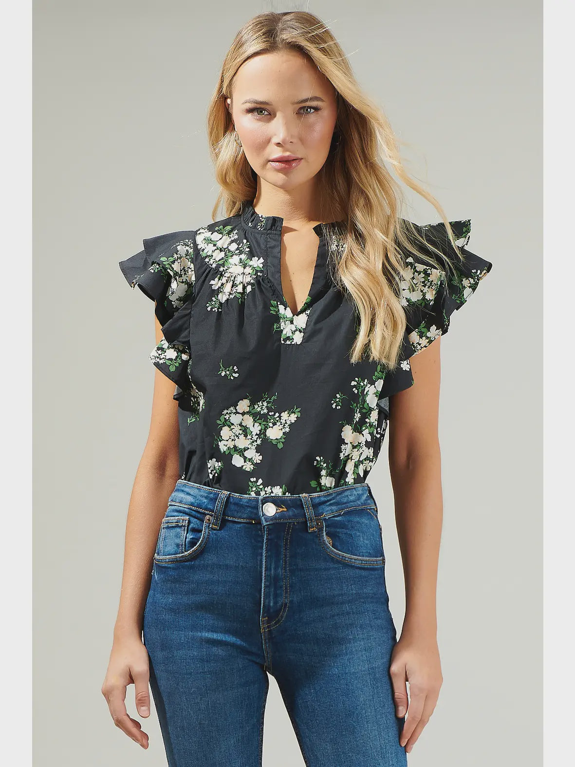 Emery Floral Top