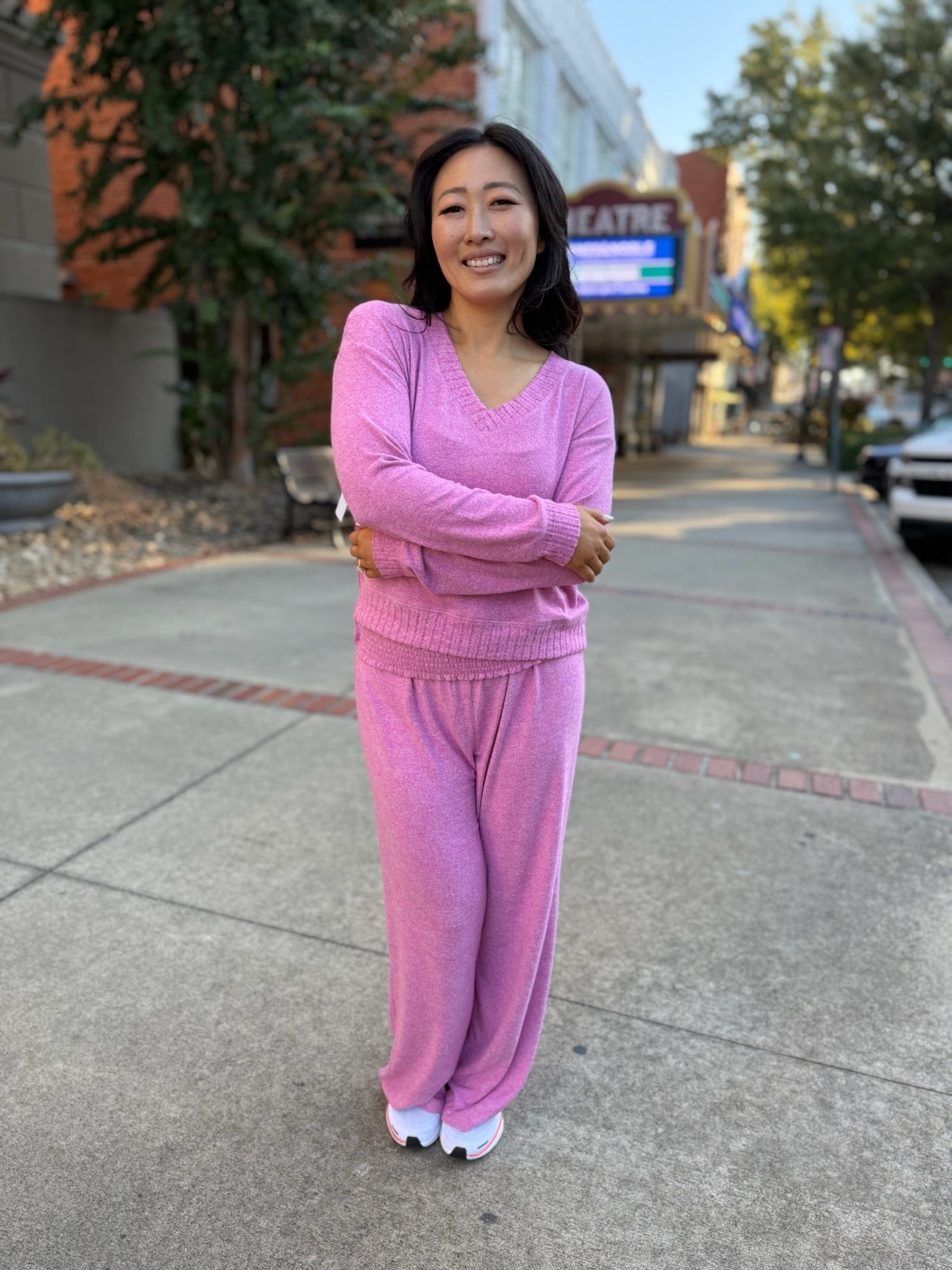 Courtney LS Top - Sweet Plum