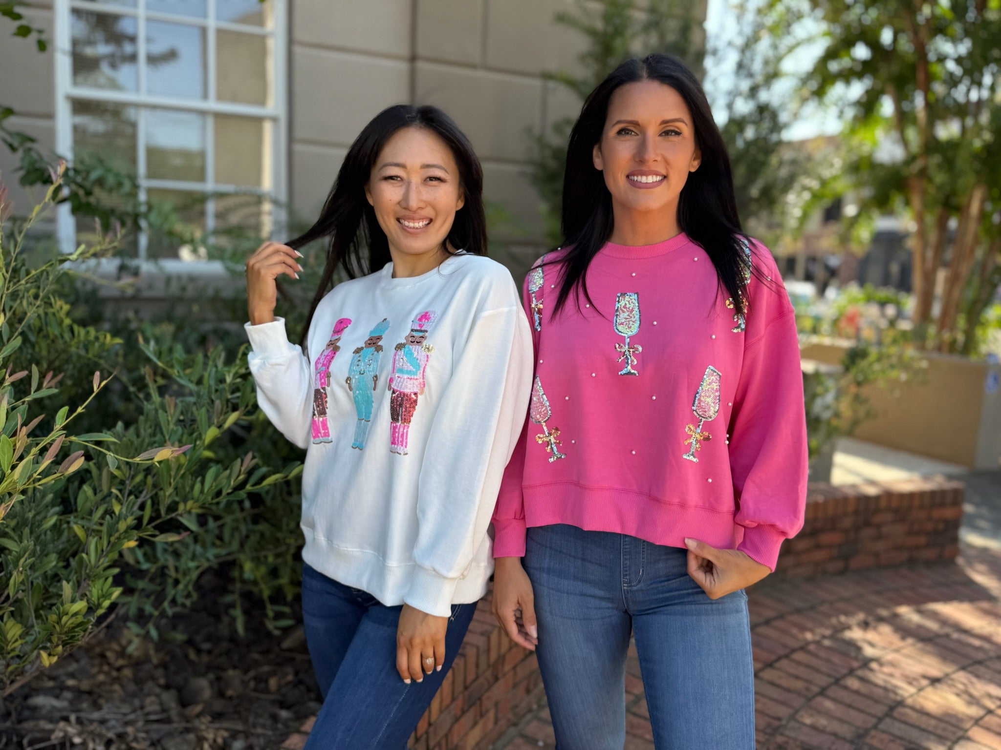 Sarah Three Nutcrackers Sweatshirt