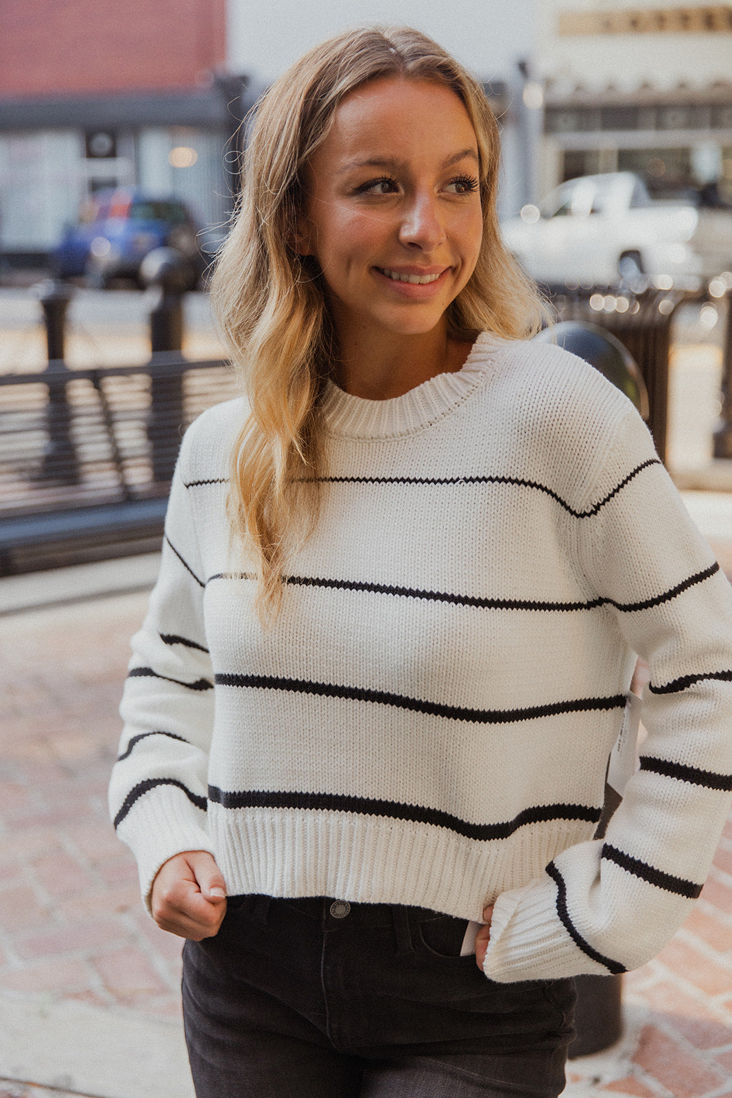 Milan Stripe Sweater