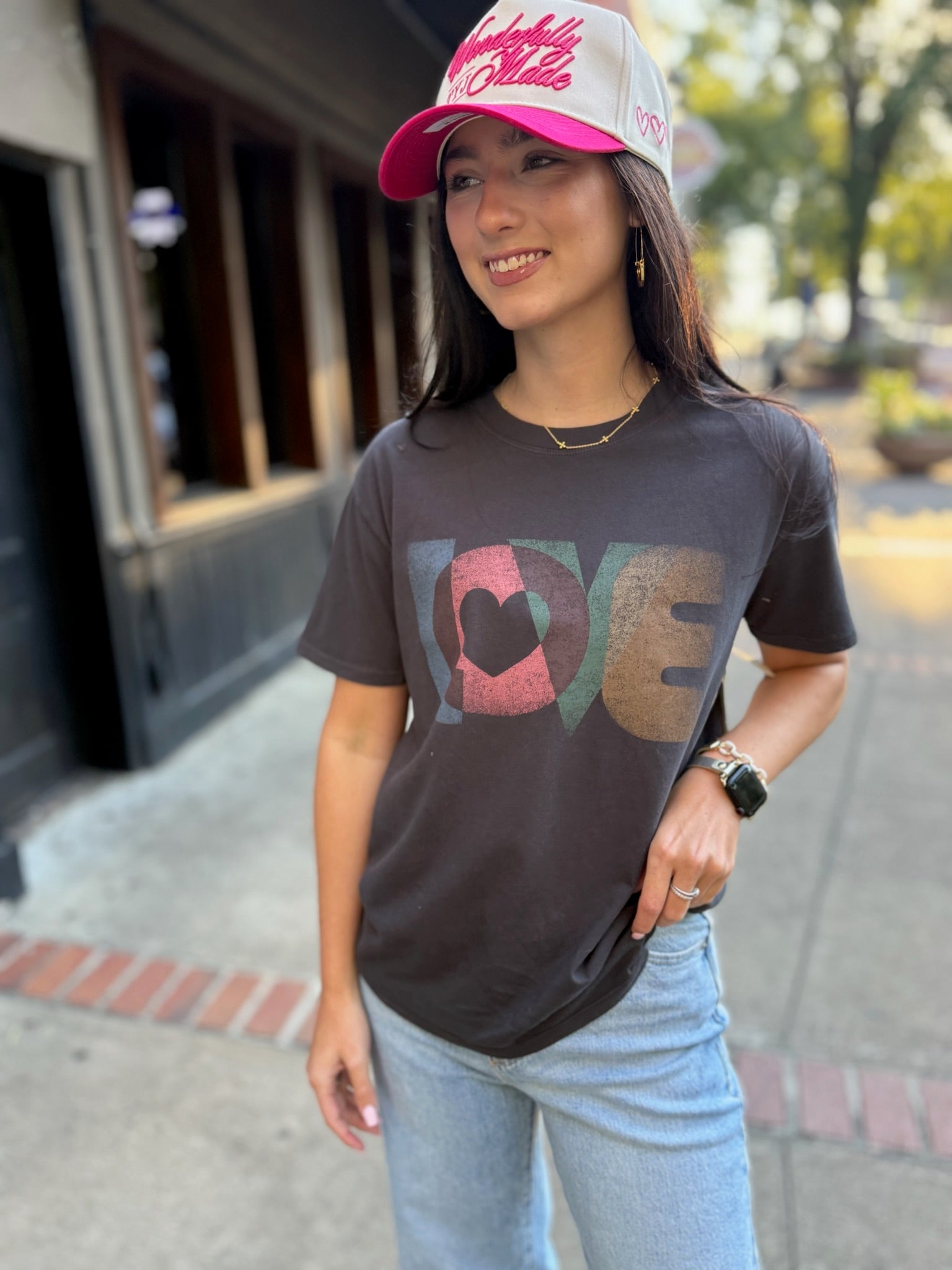 True Love Boyfriend Tee - Black Sand