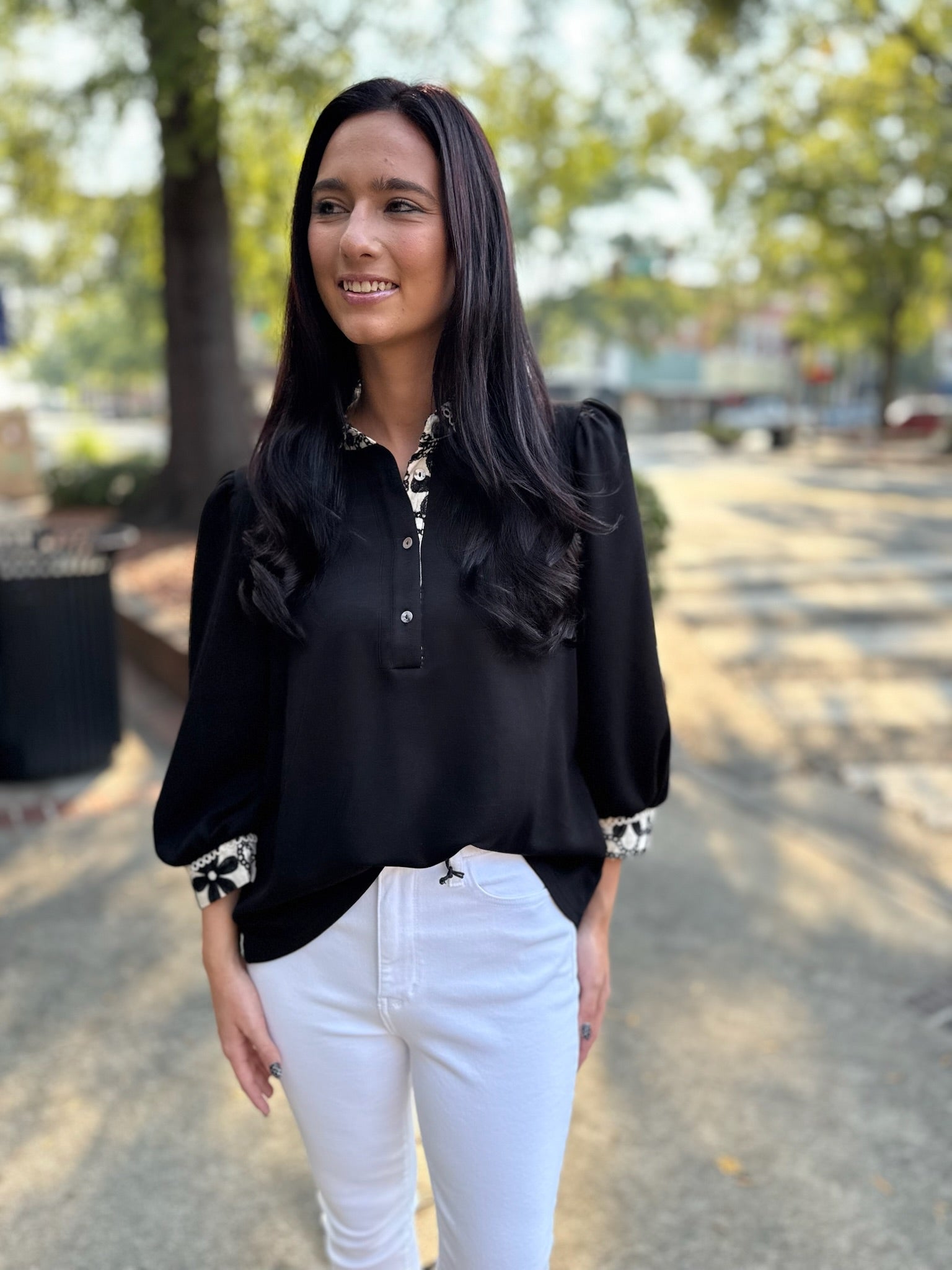 Midnight Garden Blouse