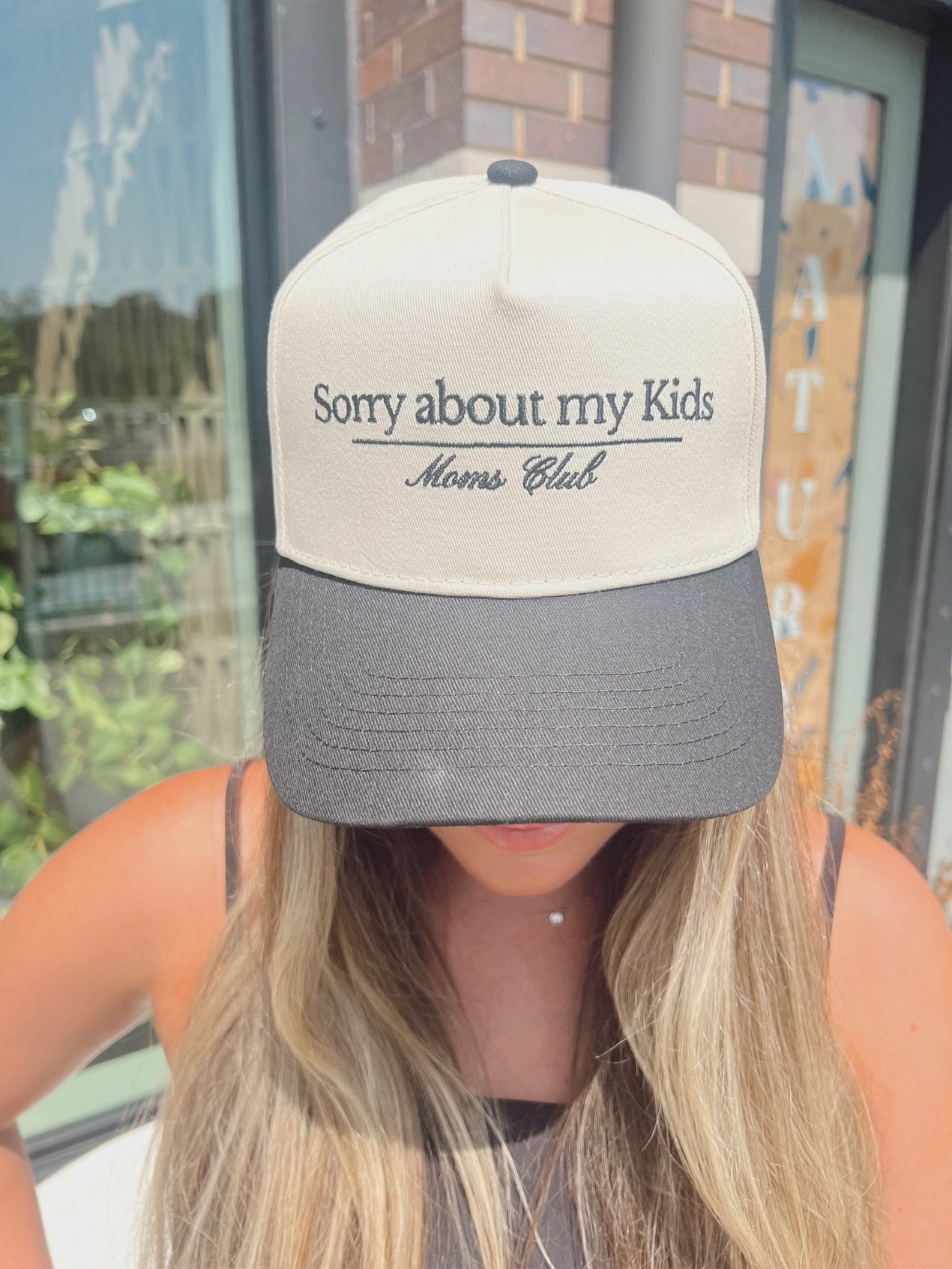 Sorry About My Kids - Vintage Trucker Hat