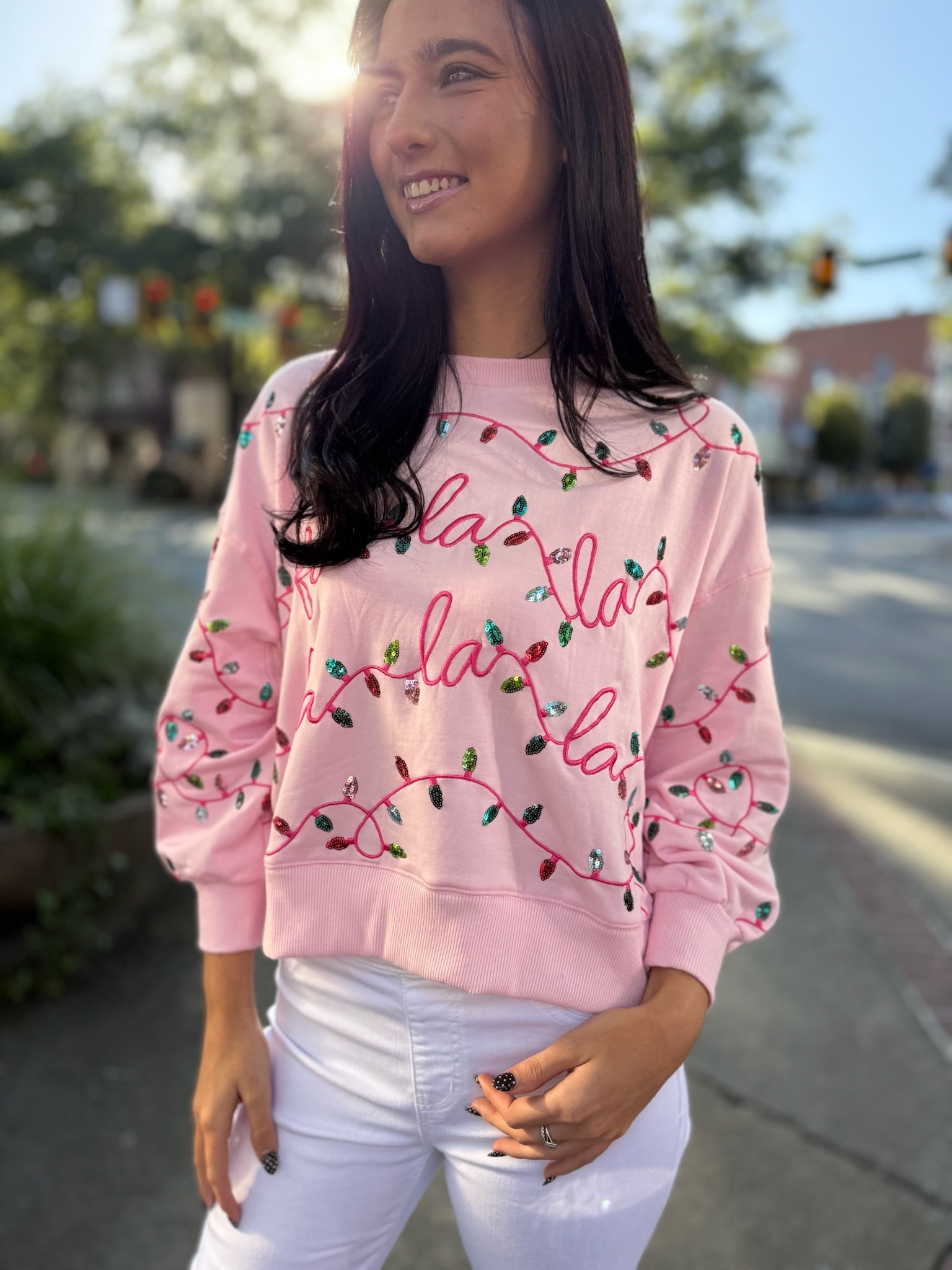 Millie Falala Lights Sweatshirt