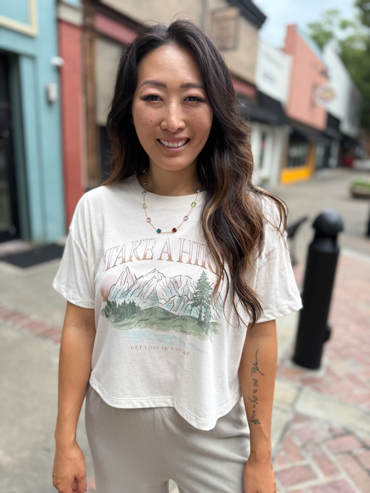 Vintage Wanderlust Tee - Crystal