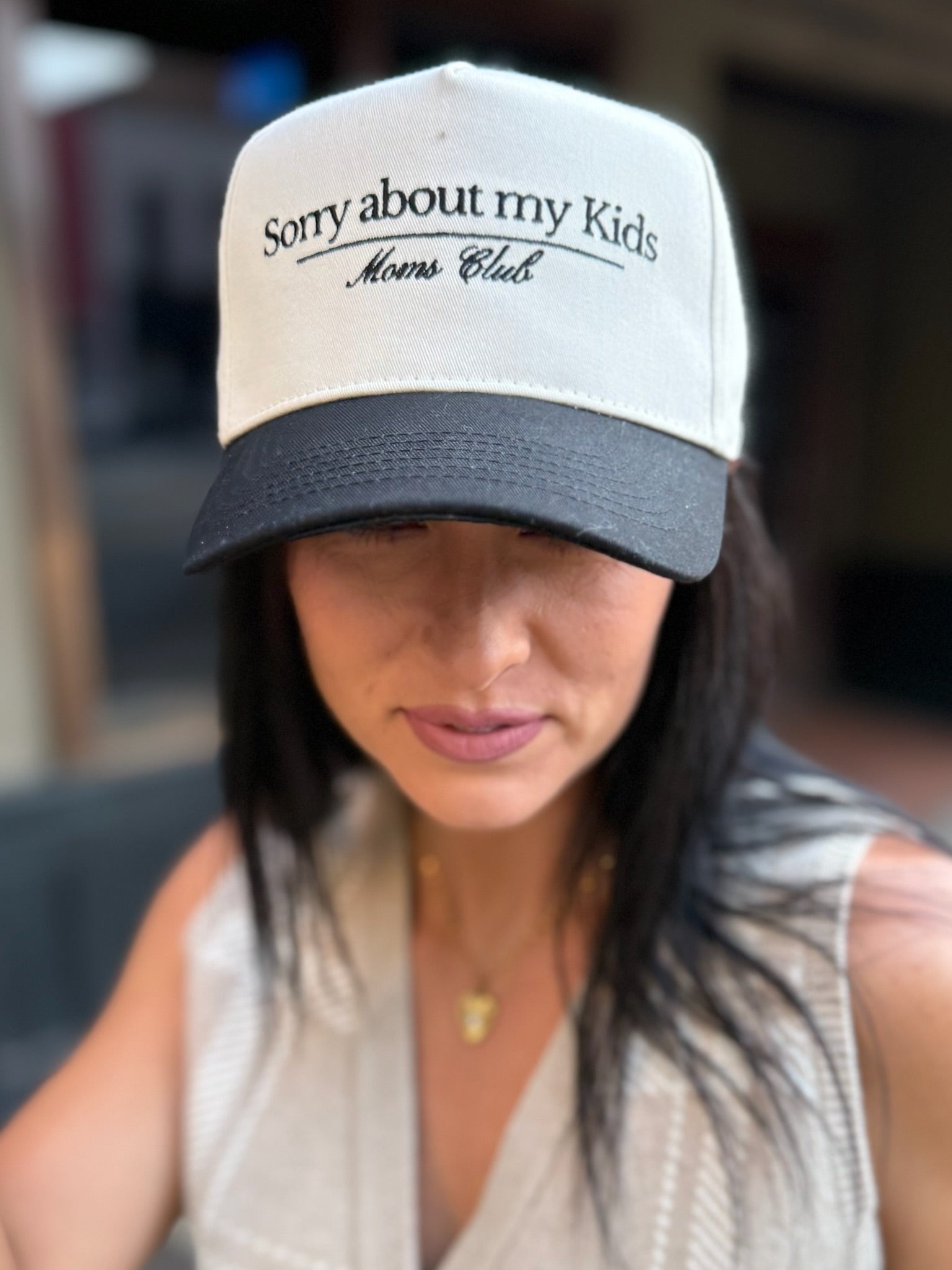 Sorry About My Kids - Vintage Trucker Hat