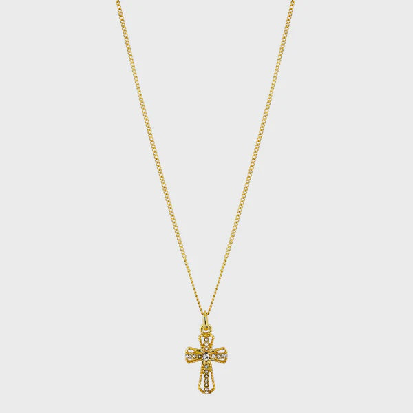 Divine Shine Cross Necklace