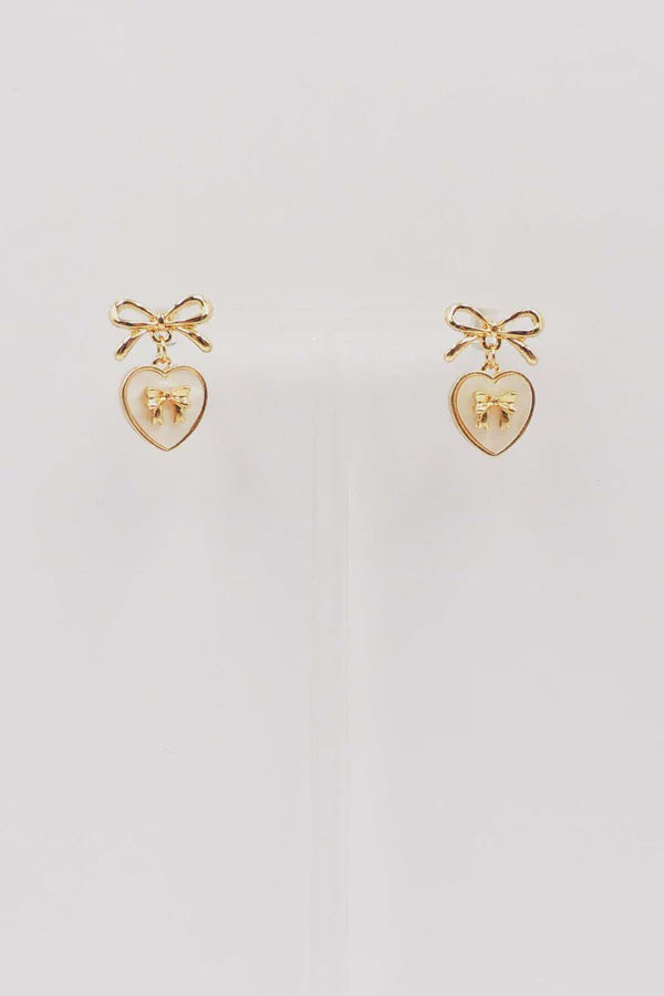 Forever Yours Bow Studs