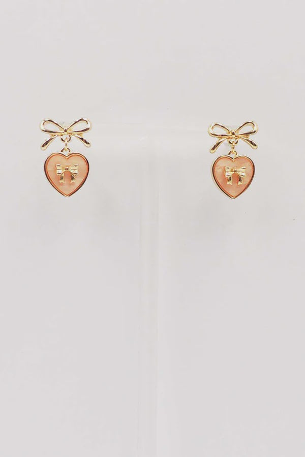 Pretty in Pearl Bow Studs