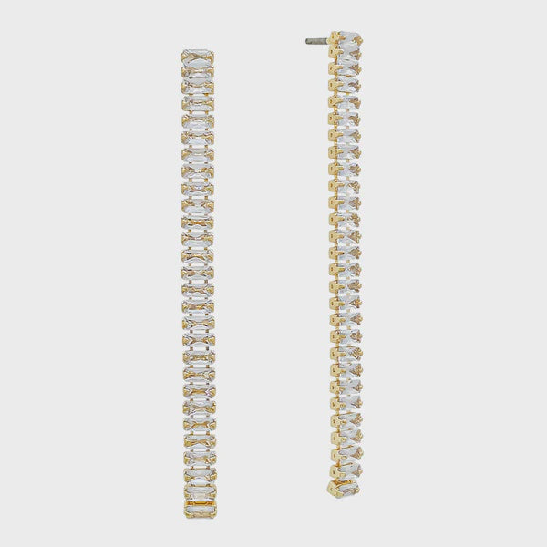 Golden Radiance Drop Earrings