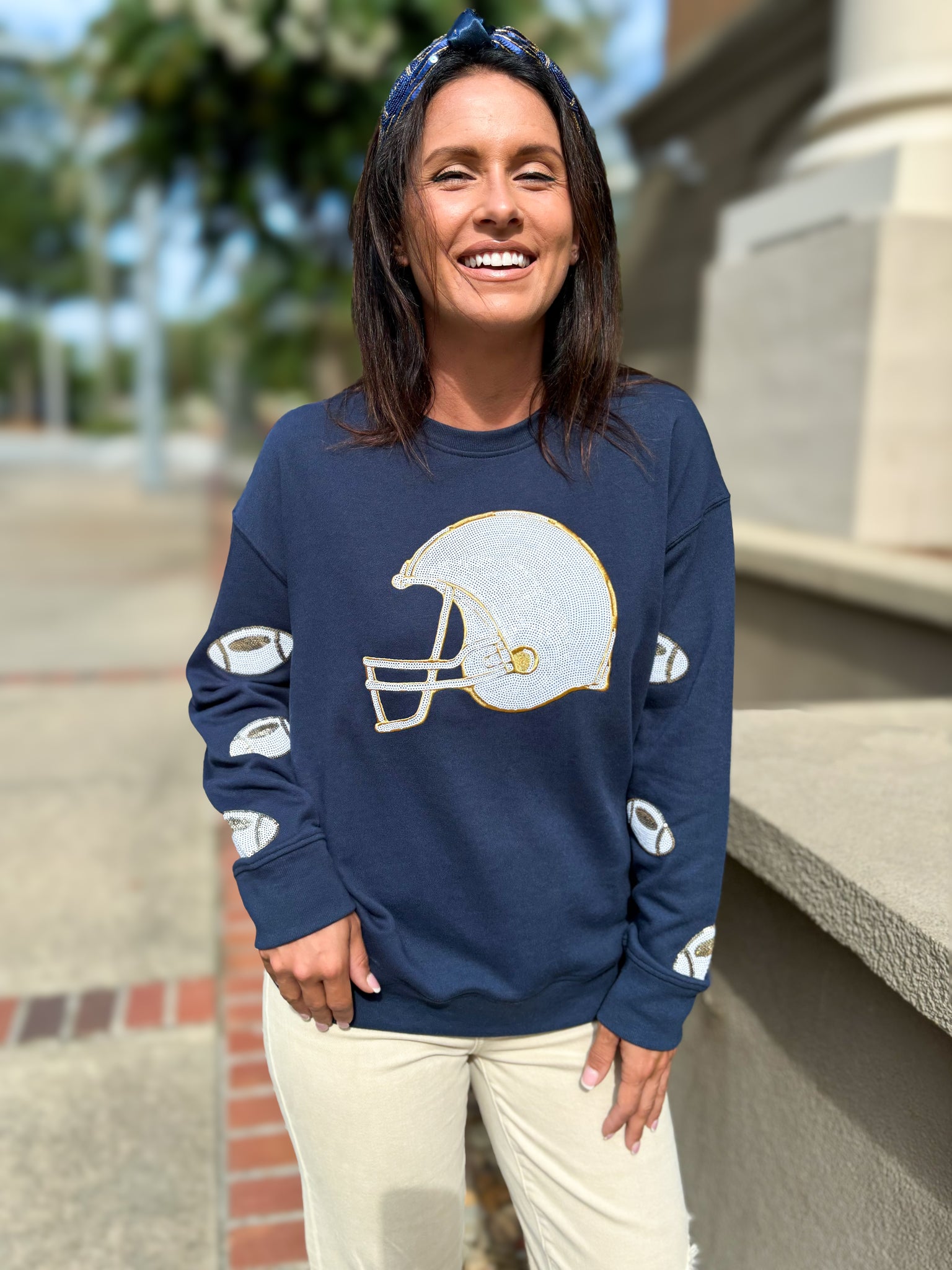 Navy Team Pride Sweater