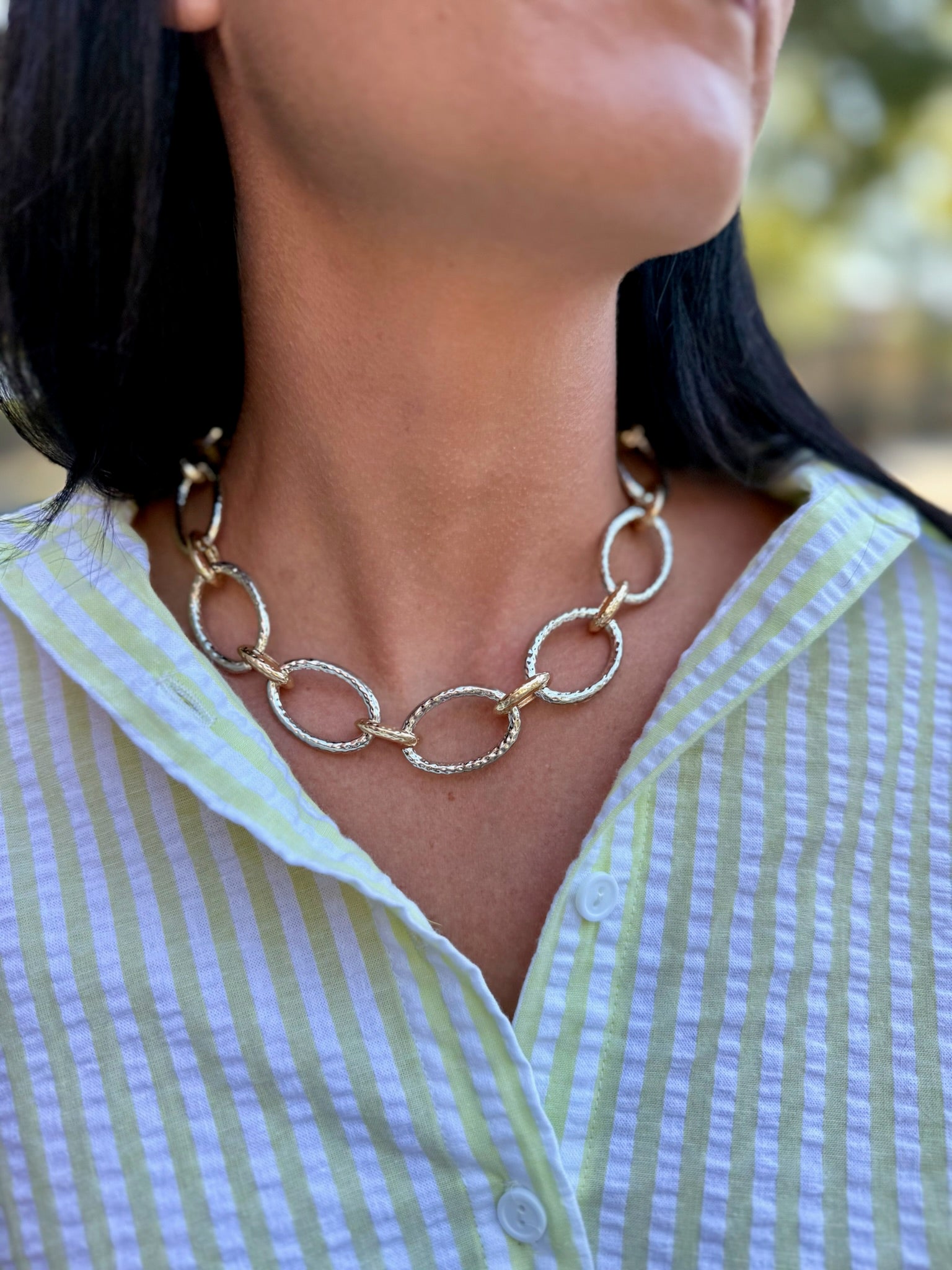 Modern Fusion Statement Necklace