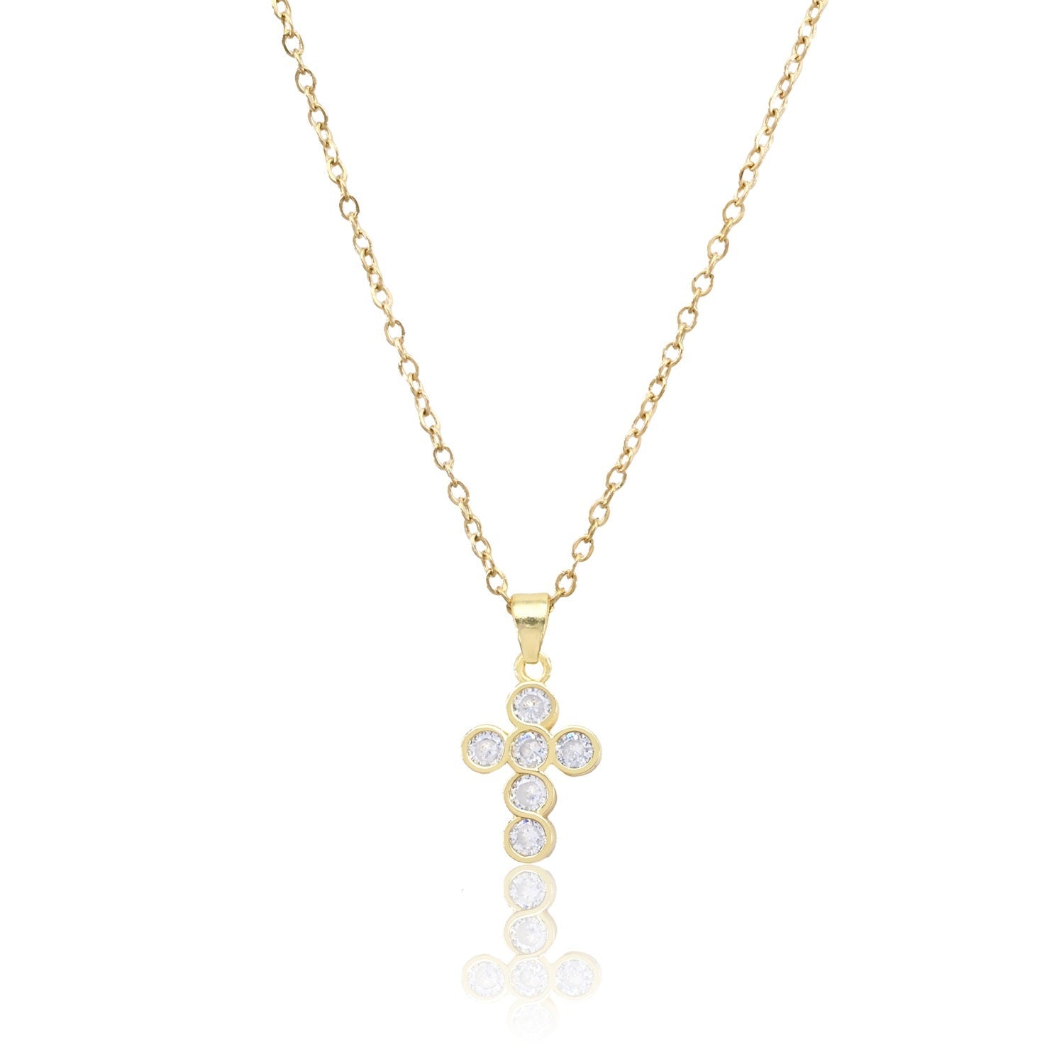 Radiant Faith Waterproof Cross Necklace
