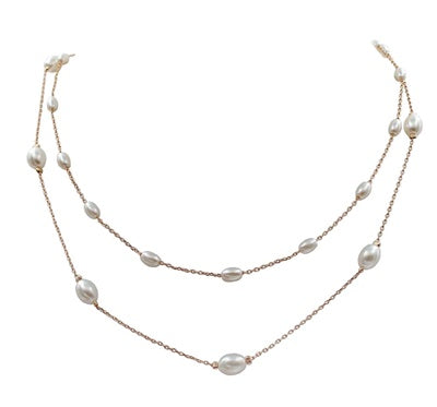 Layered Pearl Necklace