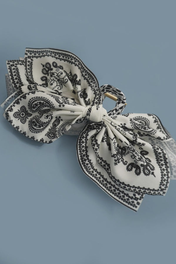 Paisley Boho Vintage Hair Claw Clips