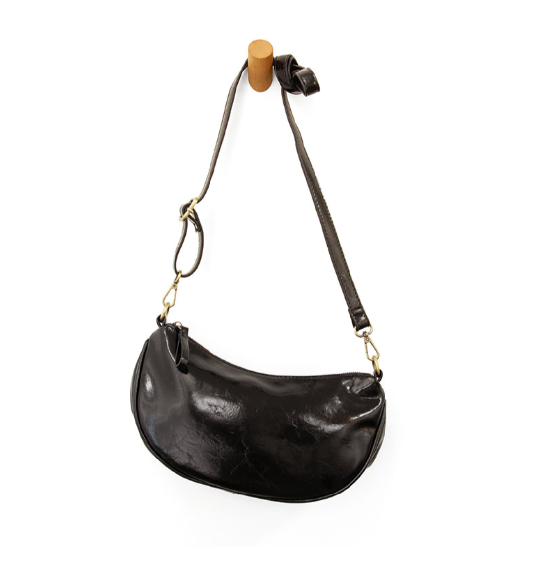 Rosalind Glossy Crossbody Bag