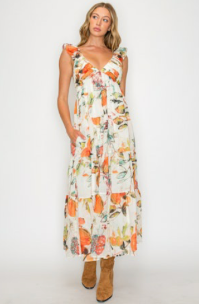 Floral Whisper Maxi Dress