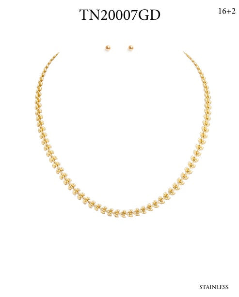 Golden Vine Stainless-Steel Necklace