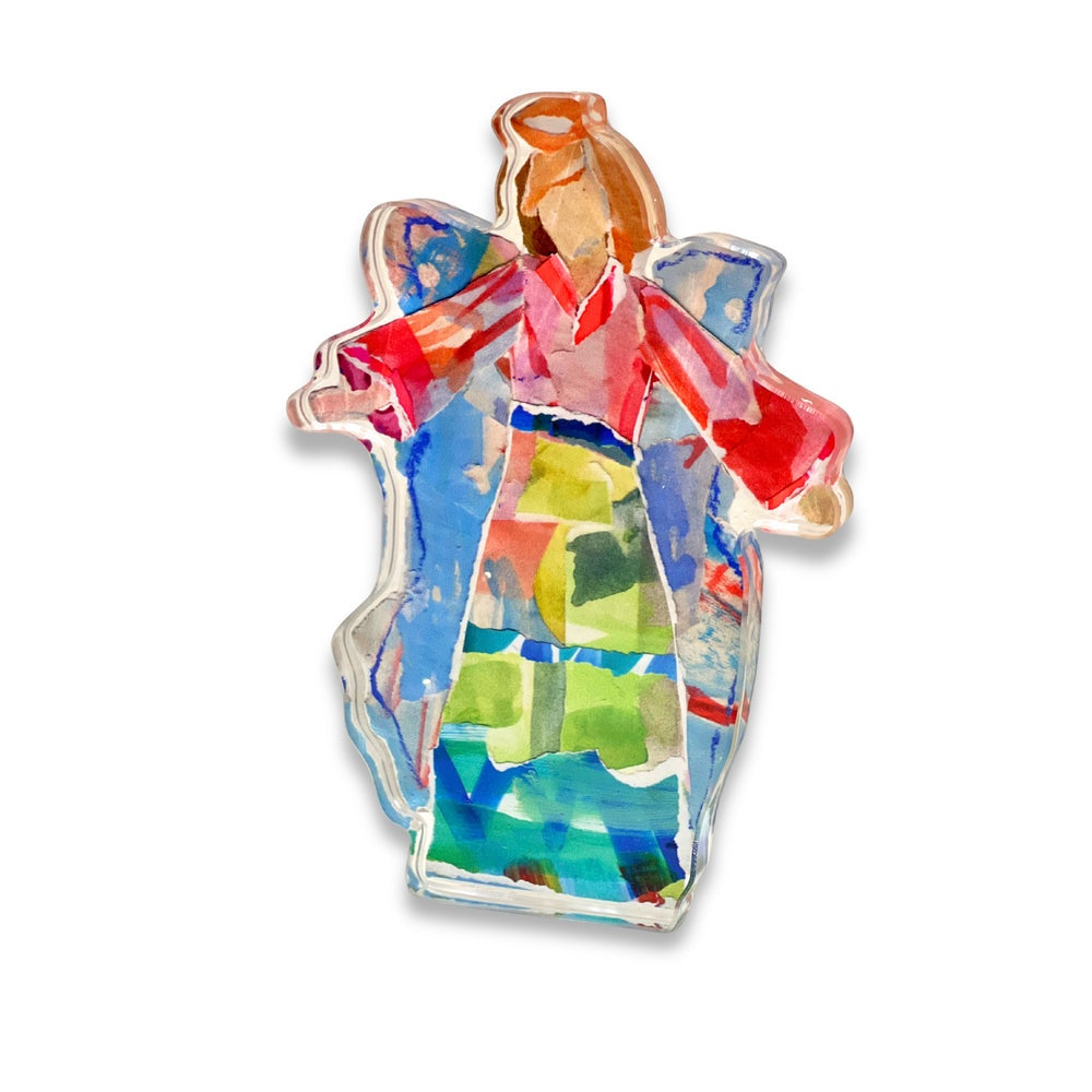 Celestial Melody: Angel of Joy Ornament