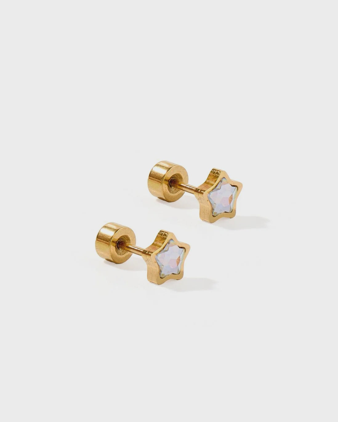 Screwback Stud Earrings - Polly Star