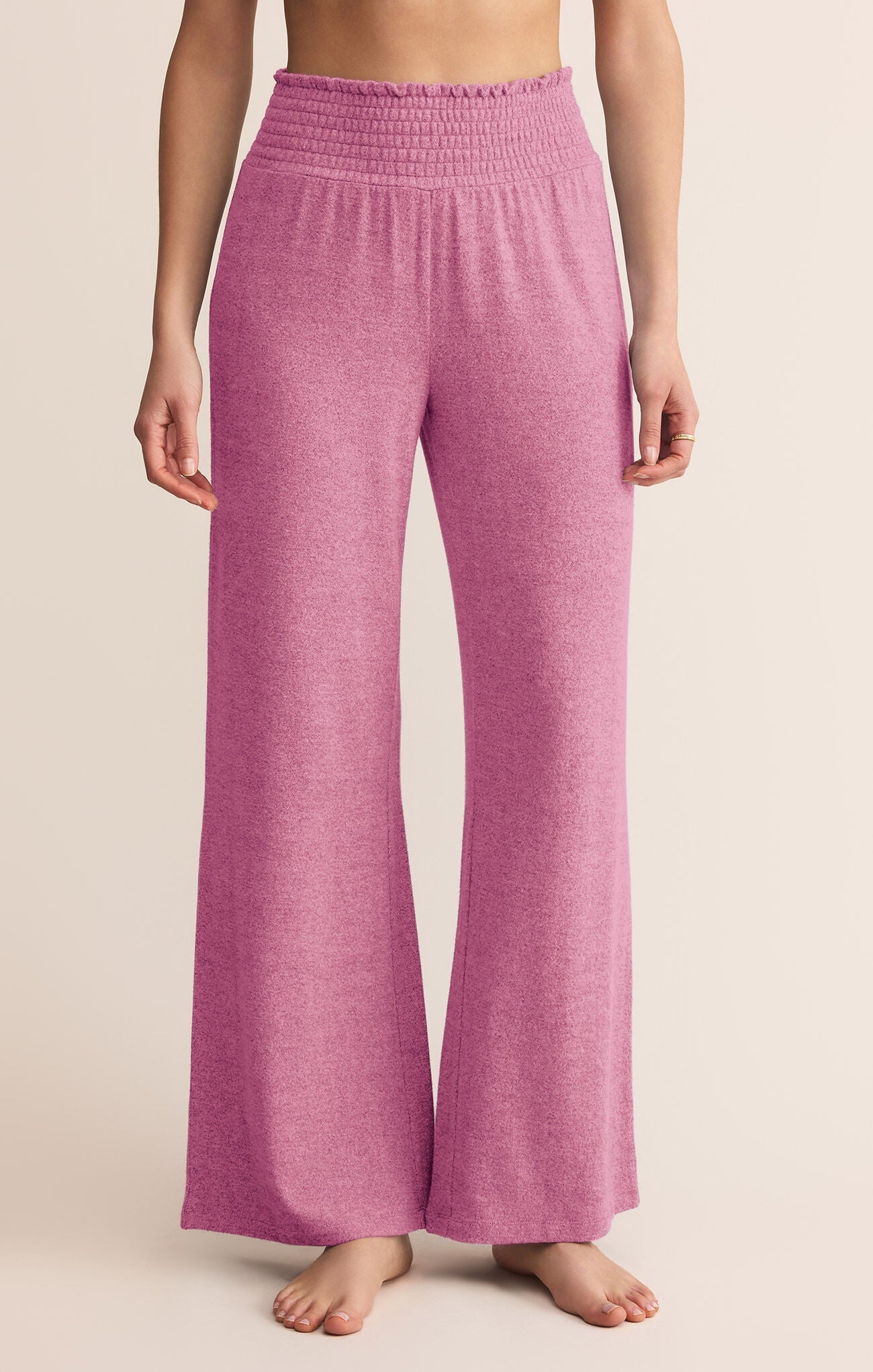 Dawn Smocked Pant - Sweet Plum