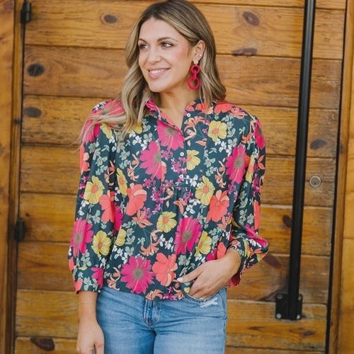 Roxy Top - Vintage Petals