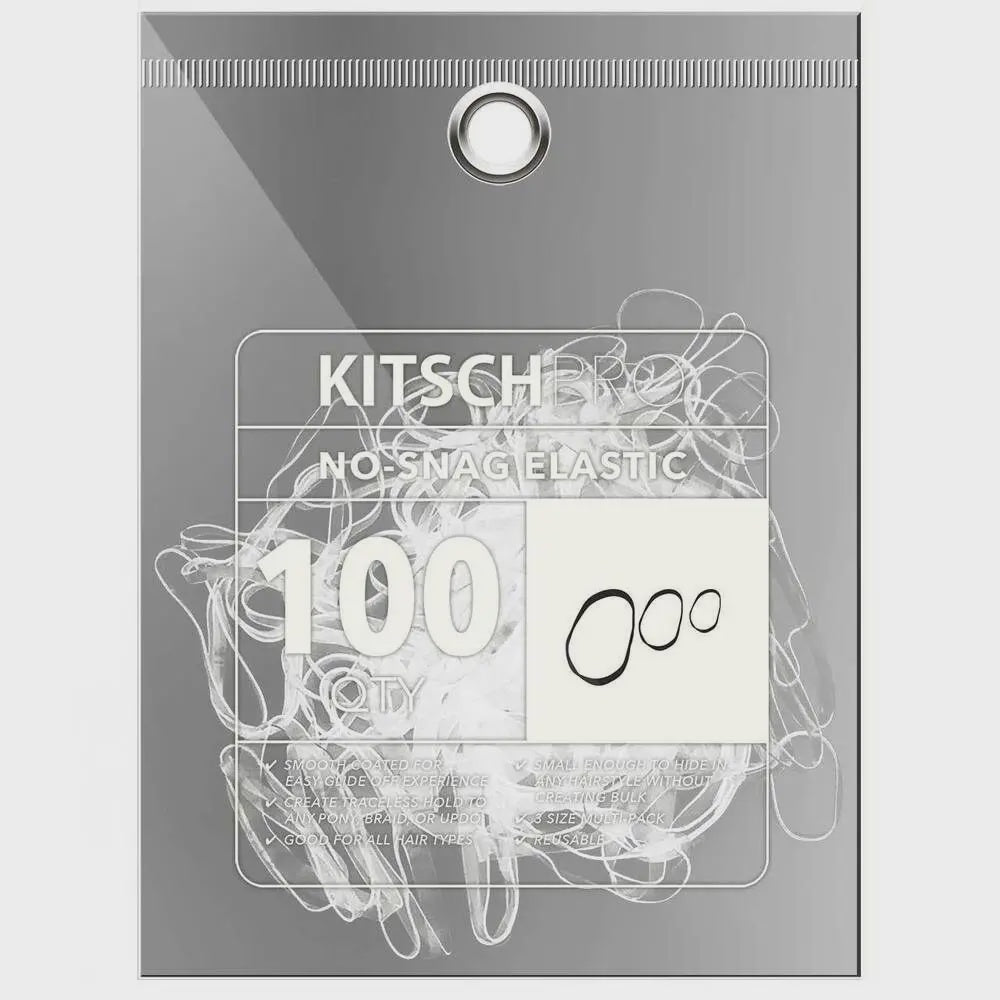 No Snag Elastic Bands - Clear