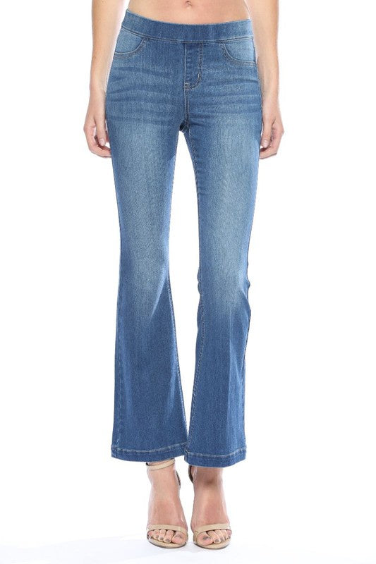 My Love Flare Jeans - Medium Wash - Petite Length