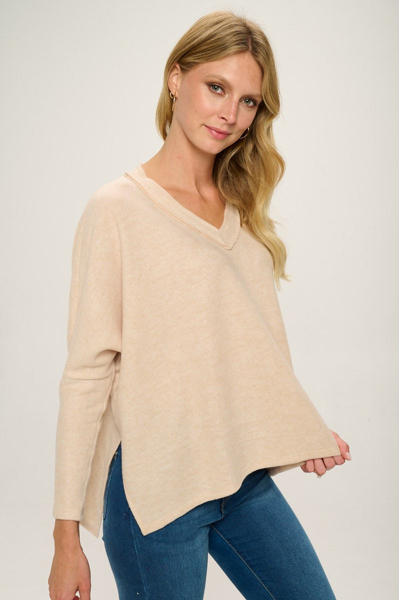 Shay Knit Top - Oatmeal