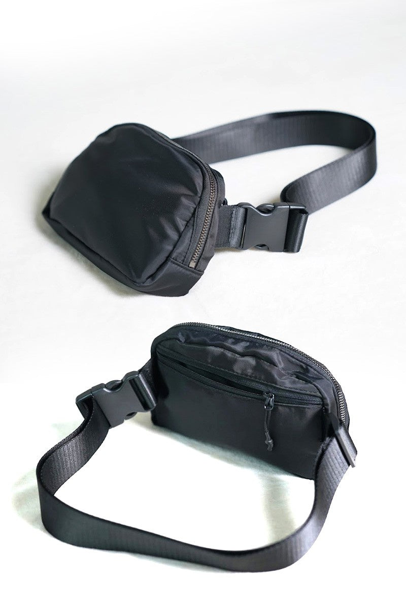Black Belt Bag w/ Strap Set
