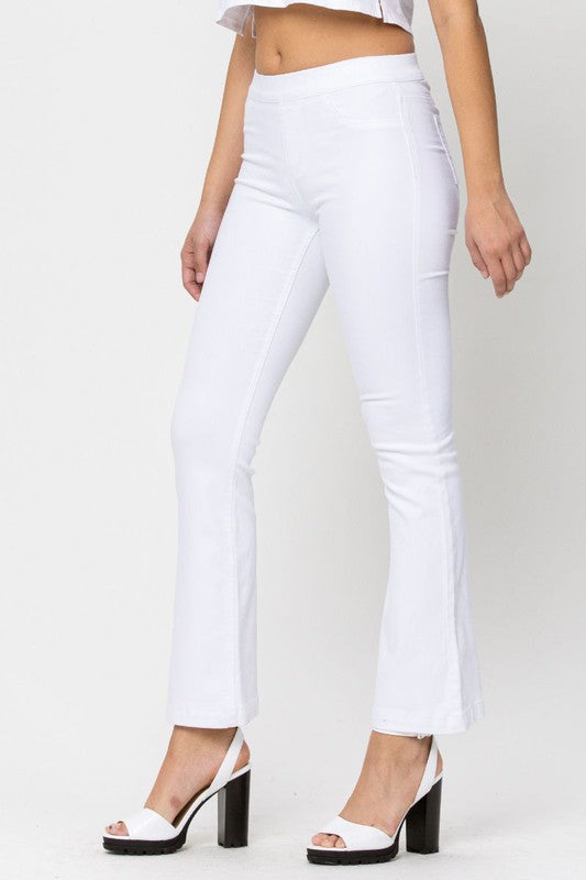 My Love Flare Jeans - White Wash - Petite Length