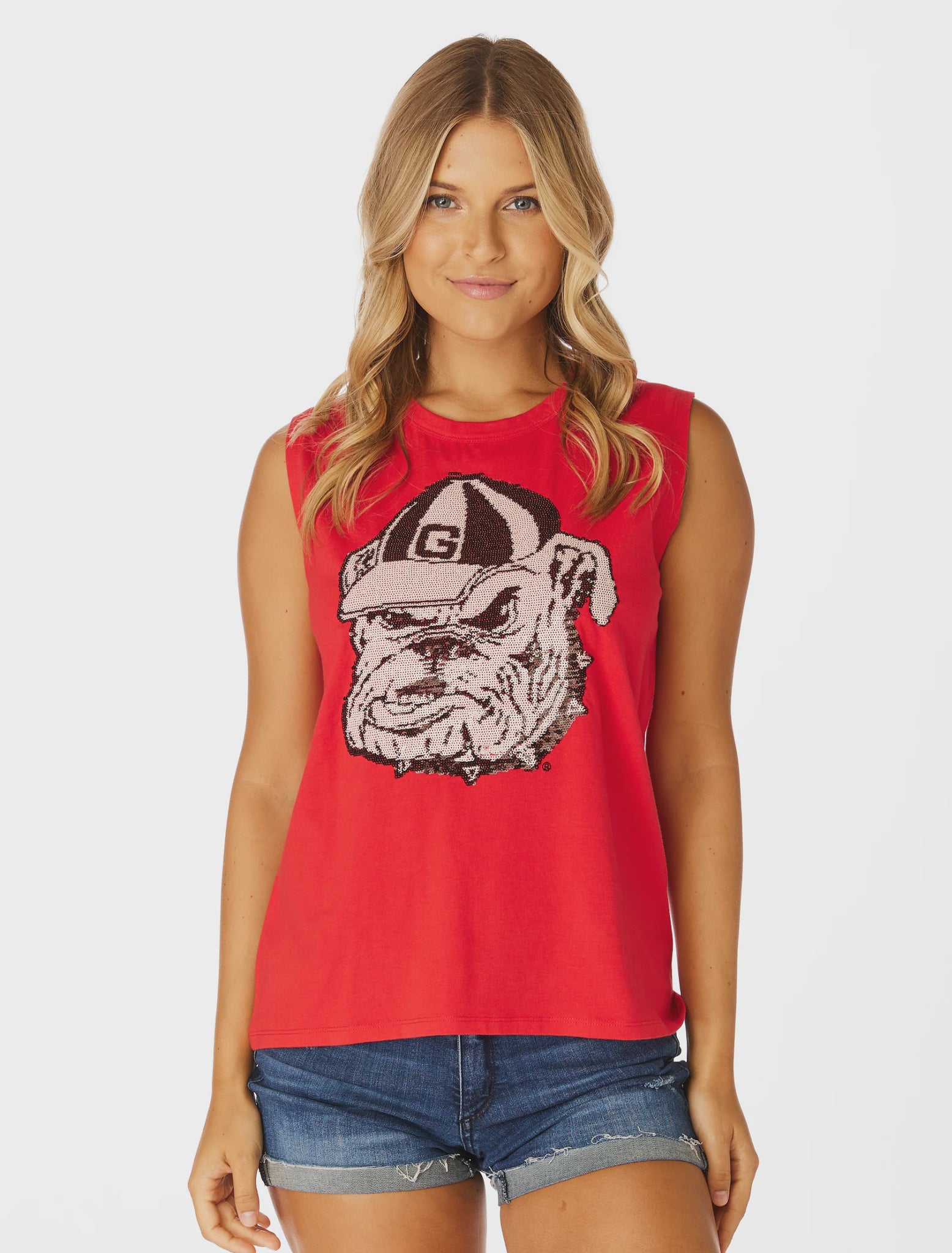The Georgia Dawgs Sequin Tank
