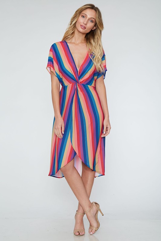 Turn On The Charm Midi Dress – Chatter Boutique