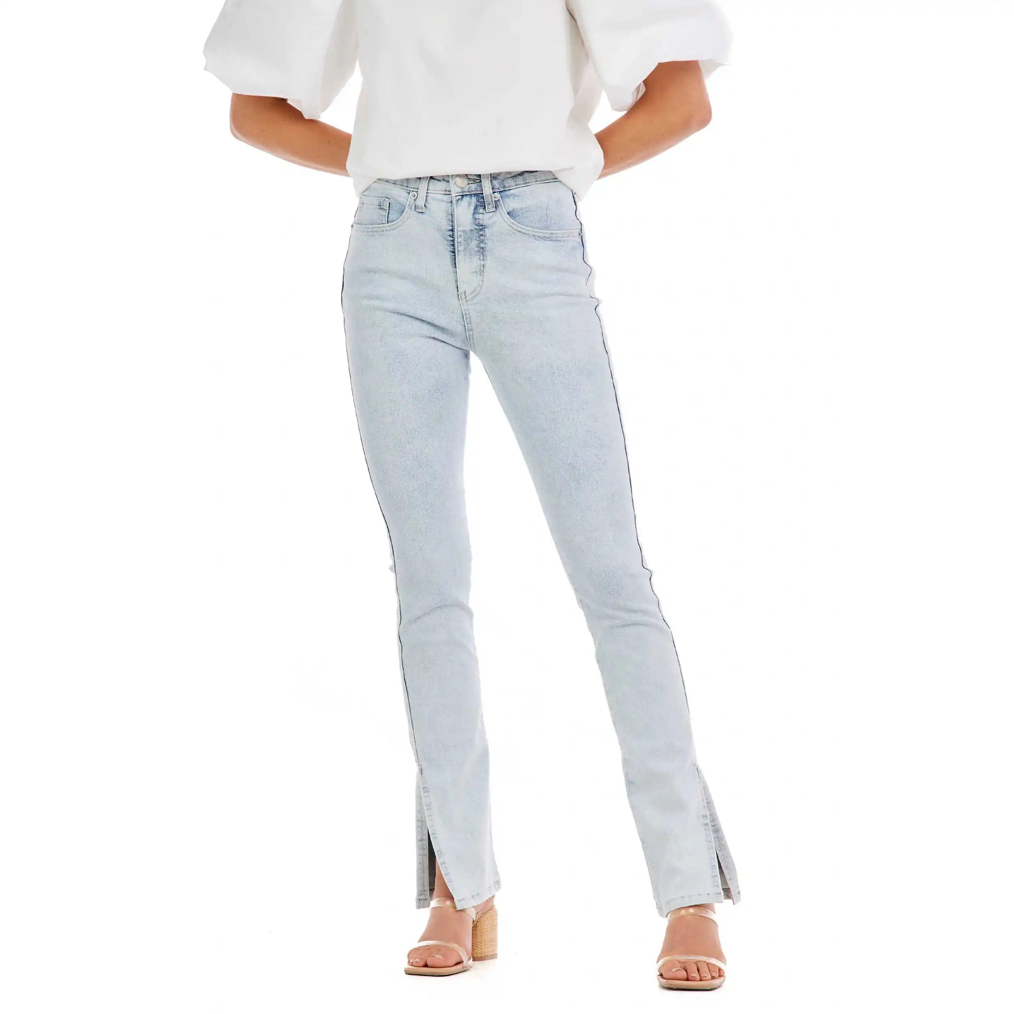 Yorker Side Slit Jeans