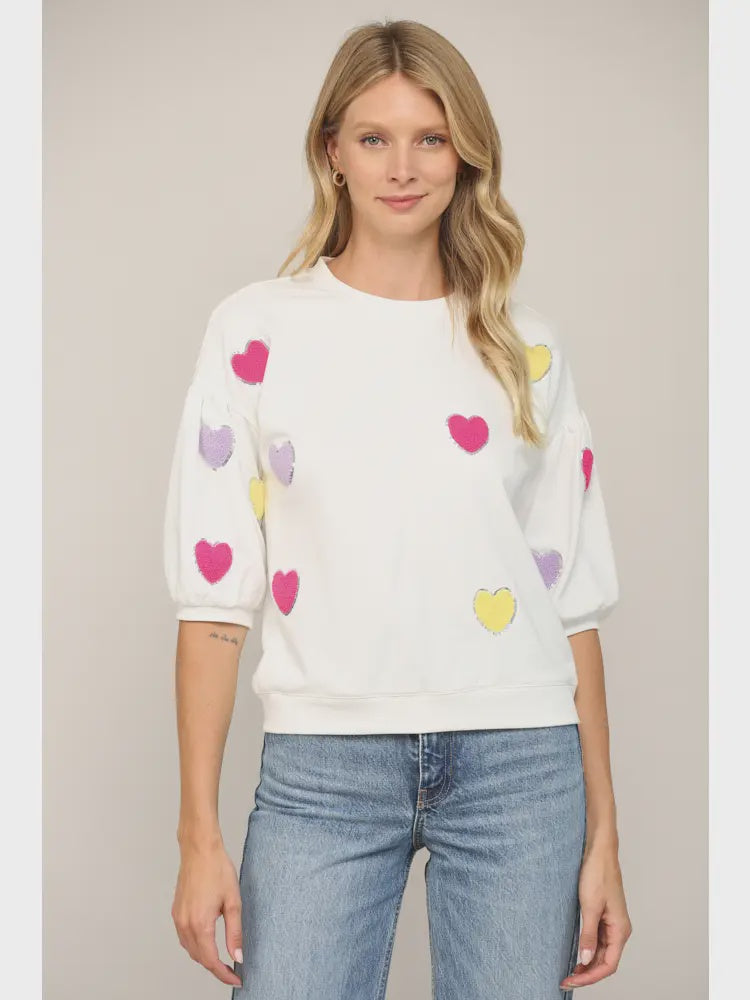 Heart On My Sleeve Top