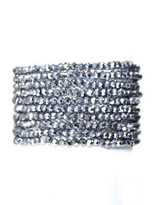 Hematite Crystal Bracelet Set