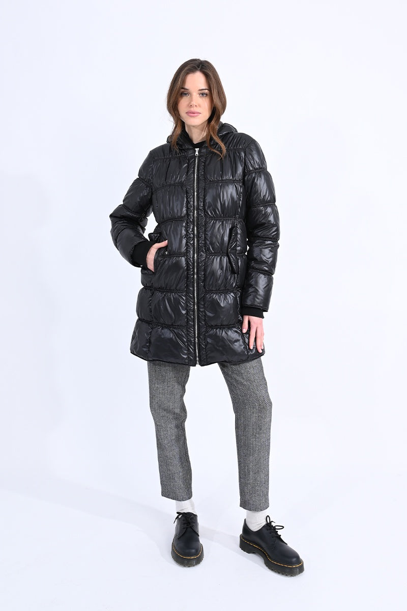 Lights Out Puffer Coat