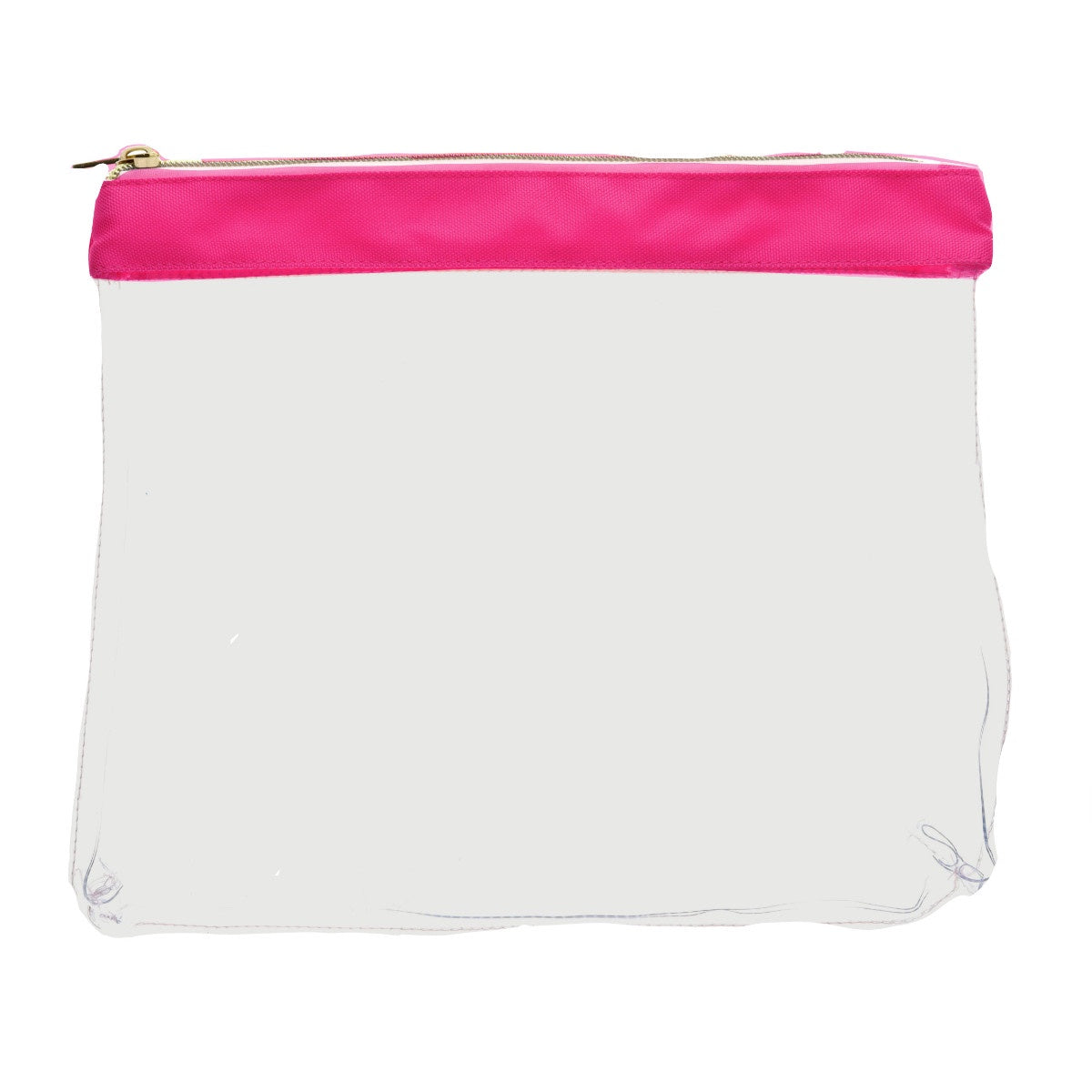 Clear Vinyl Zipper Pouch