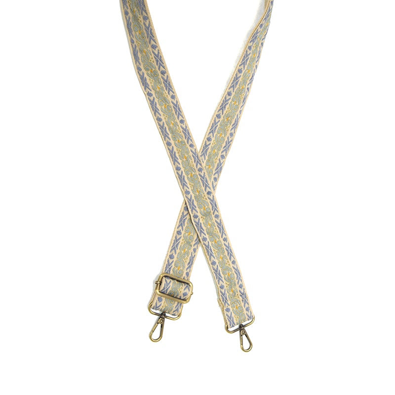 Light Blue Vines Strap