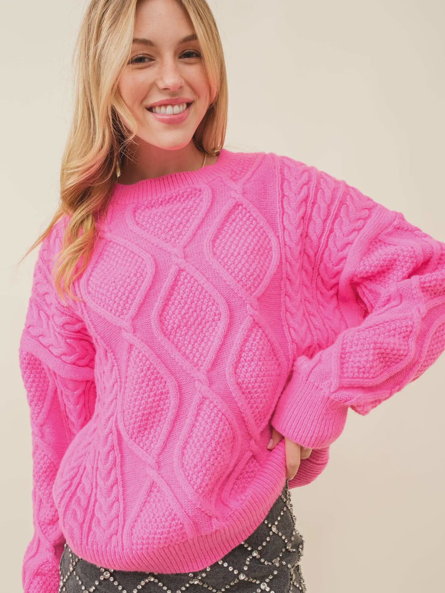 Glendale Cable Knit Sweater