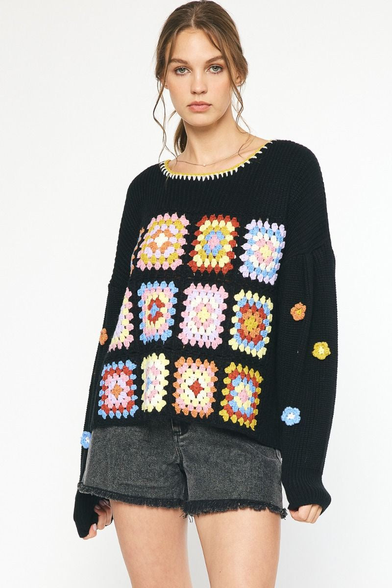 Crushing On Crochet Sweater