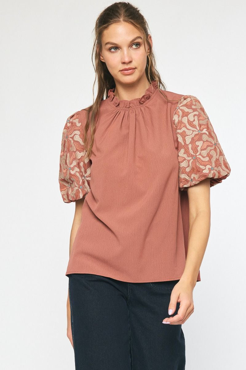 Sunset Mosaic Top