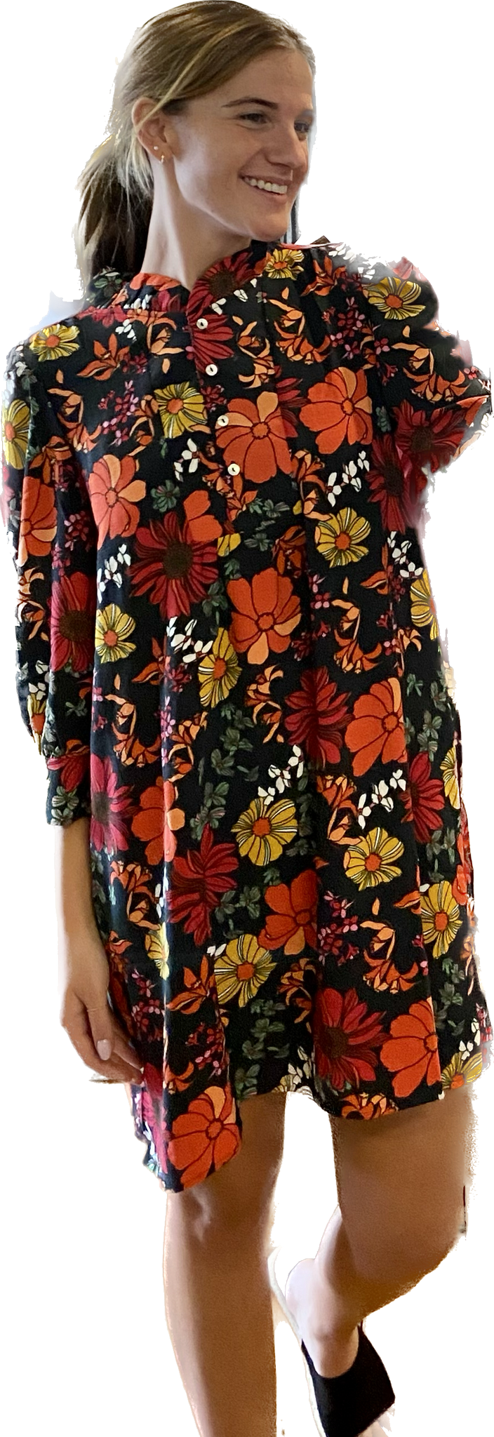 Karis Dress - Vintage Petals