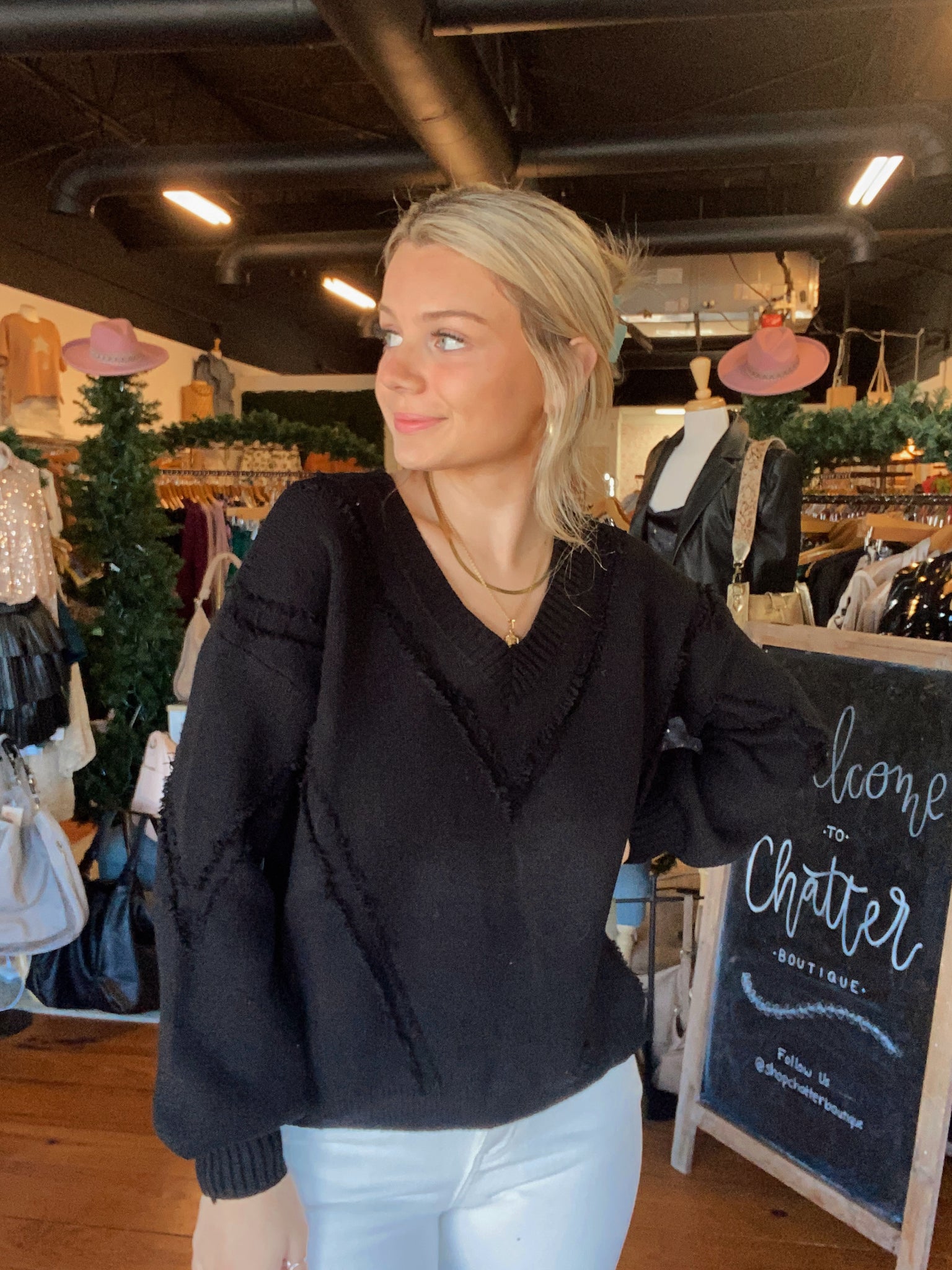 With The Fray Sweater